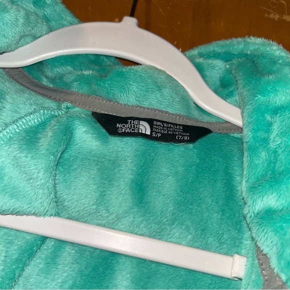 NORTH face youth girls 3 in 1 triclimate ski jacket coat size 7/8 gray/teal - Picture 6 of 7